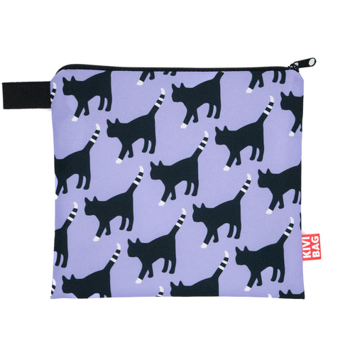 Zipper Bag (Cat Purple)