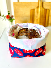Bread Bag and Basket (Pomegranate)