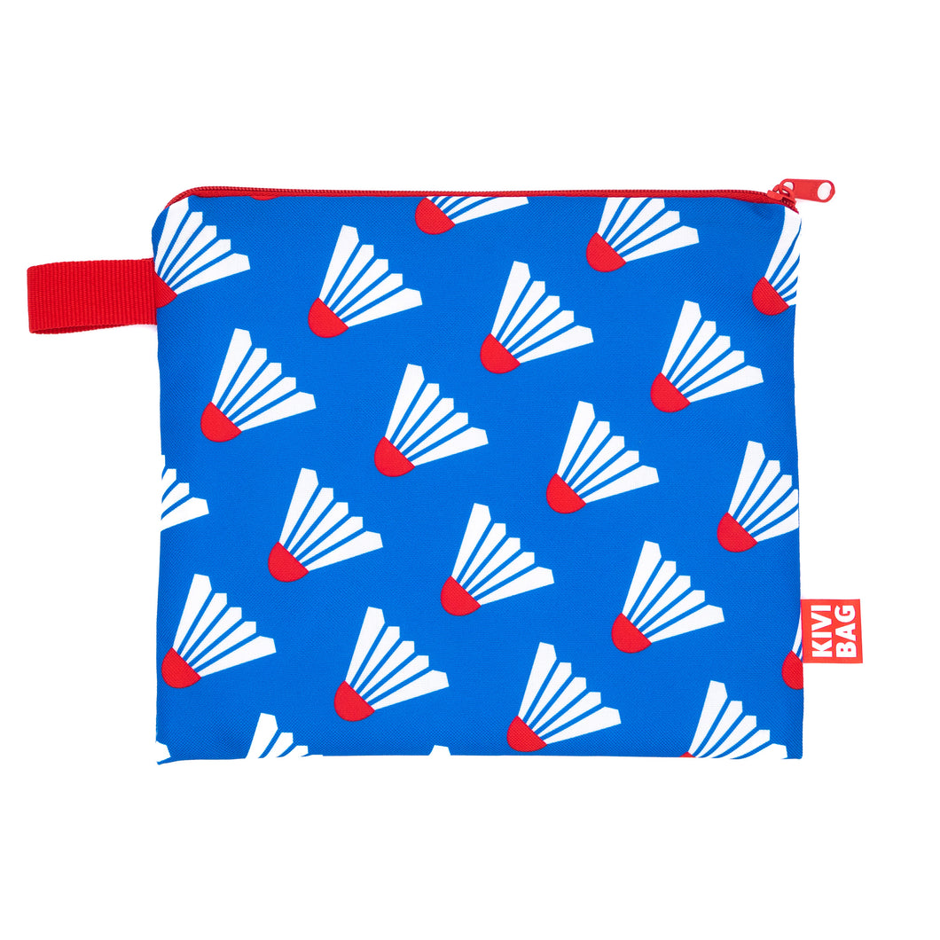 Zipper Bag  (Badminton-blue)