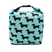 Lunch Bag Large (Dachshund Blue)