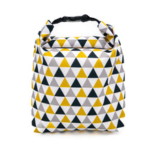 Lunch Bag (Triangle-grey-yellow)