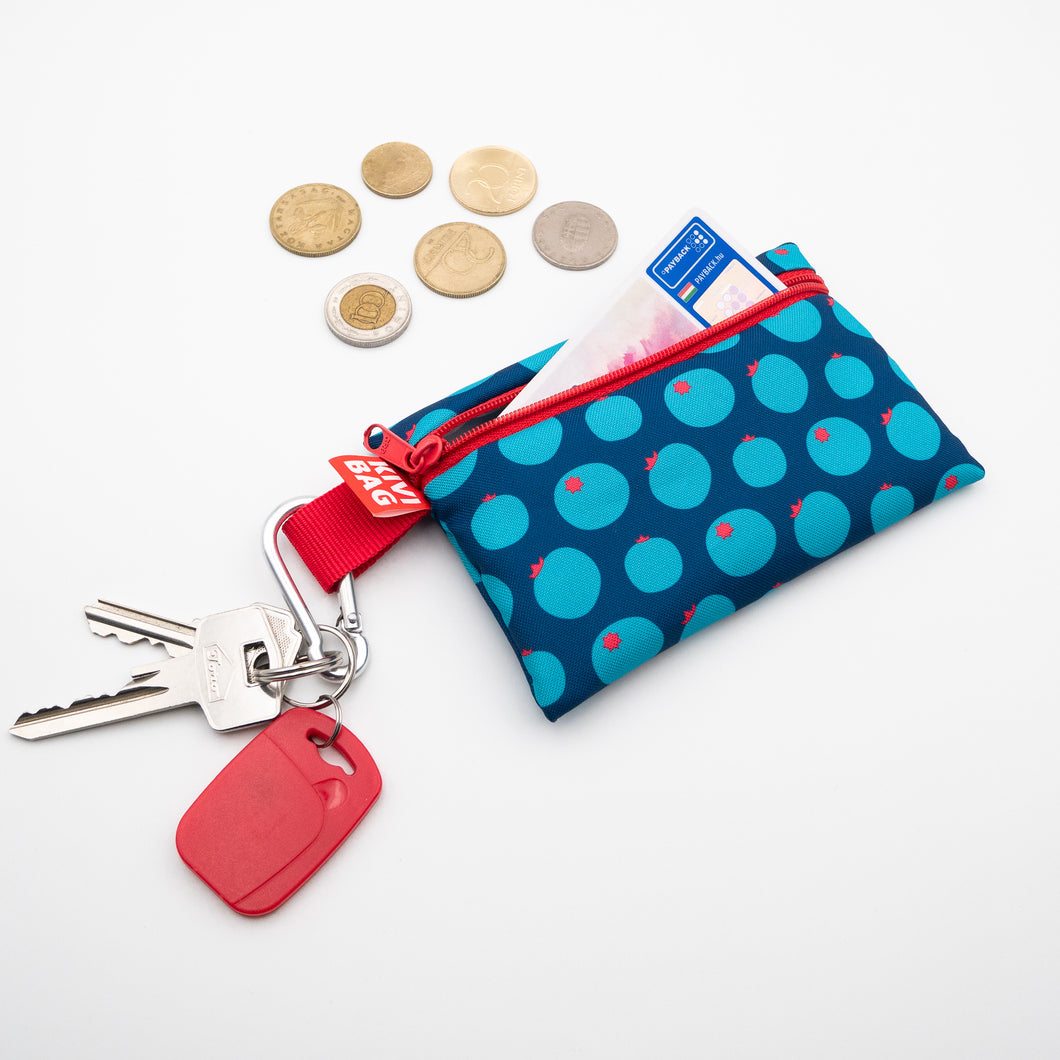 Zipper Wallet (Blueberry)