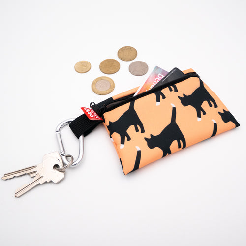 Zipper Wallet (Cat-Peach)