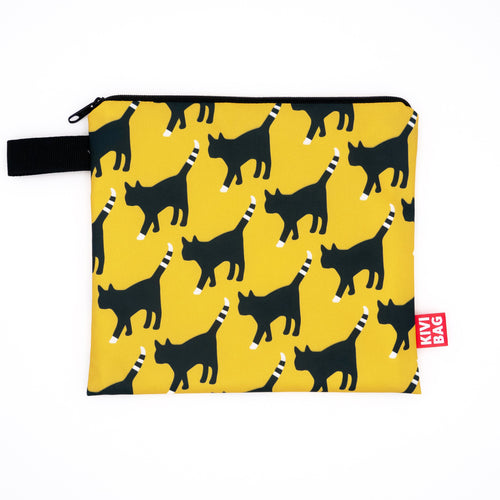 Zipper Bag (Cat-Yellow)